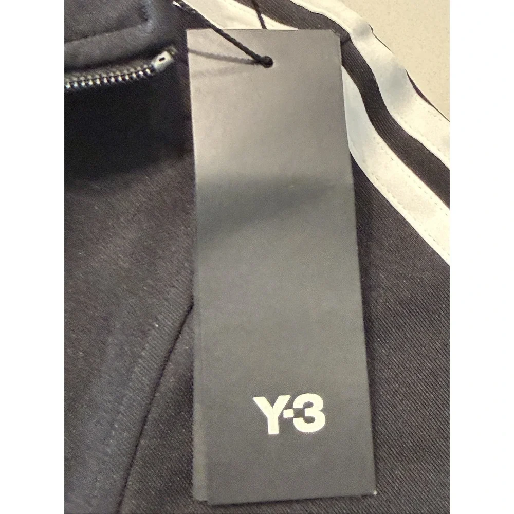 Y-3 W TT Track Top Black Striped Full Zip Jacket IW7460 S Mens